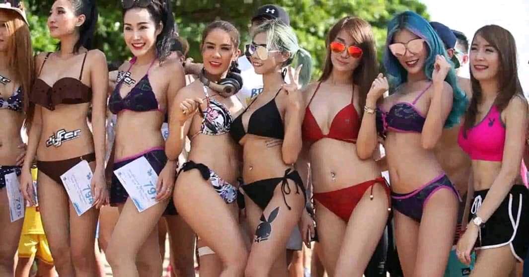 Pattaya Bikini Beach Run Nsfw