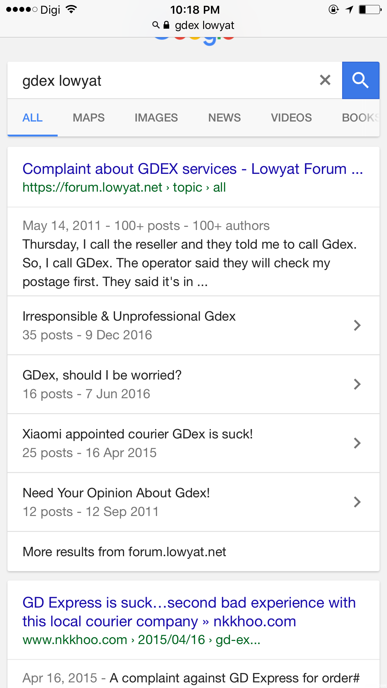 Gd Express Courier Service Is Terrible
