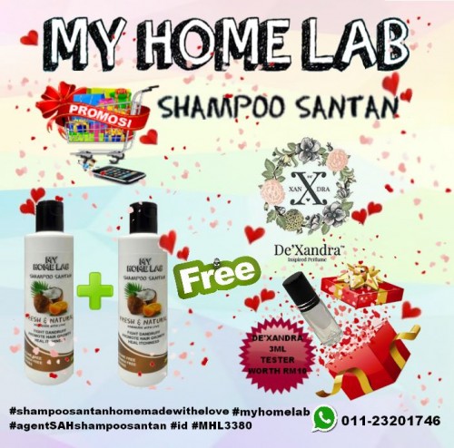 shampoo 2botol free