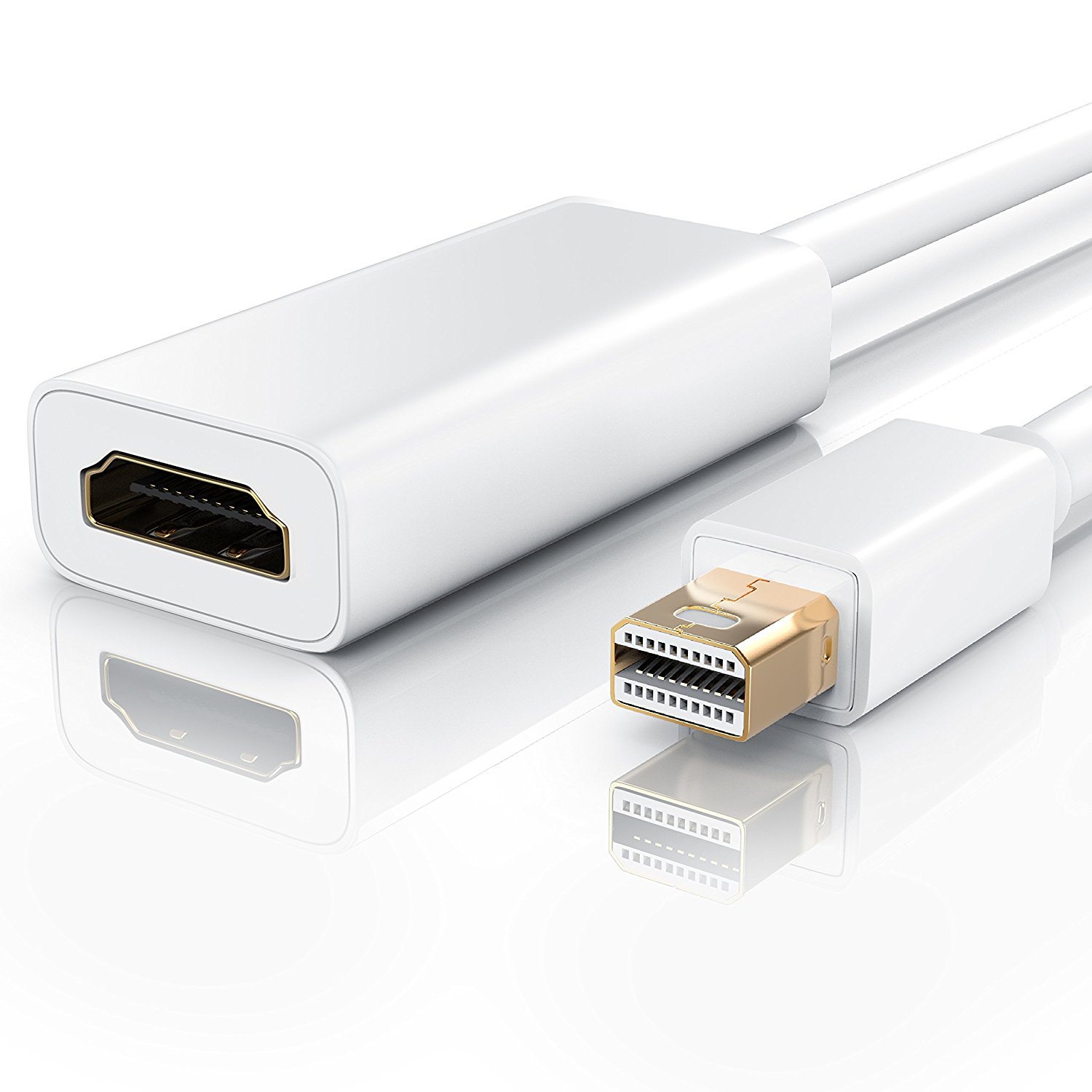 Adaptateur Full HD mini Displayport vers HDMI / câble (1080p)miniDP