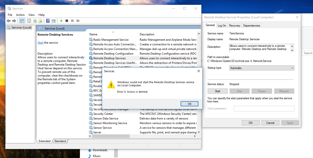 Error Installation Module Rdp Not Working In Windows 10 Pro v1804 May 2018 · Issue #501 · stascorp ...
