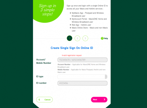 maxis login page 1
