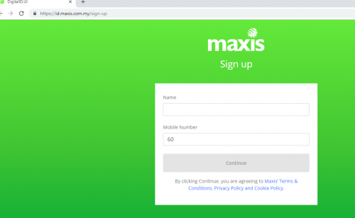 maxis login page 2