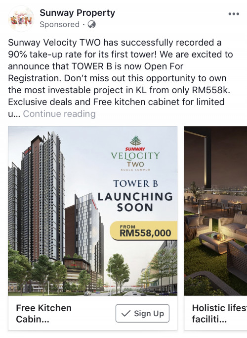 Sunway Velocity Two Jalan Peel