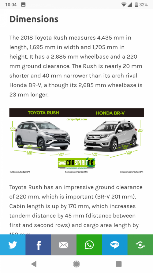 Perodua Aruz tentative pricing