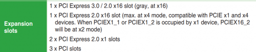 PCie 2.0 x4