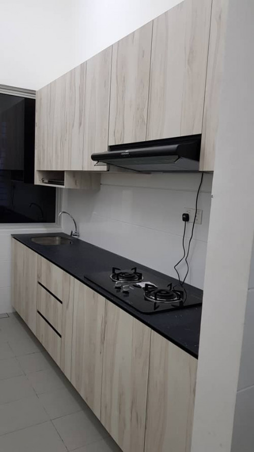 Laminated honsenz wet kitchen cabinet
