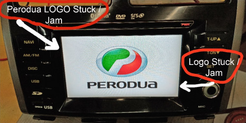 Repair Myvi DVD Monitor Player (LOGO JAM/STUCK)