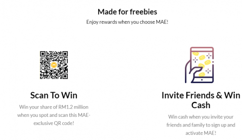 Share spotted MAE QR code