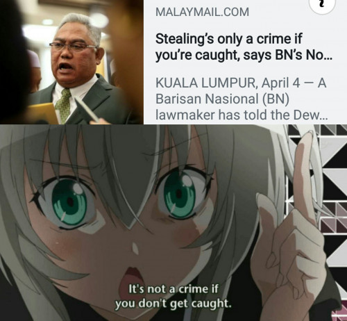 Stealing’s only a crime if you’re caught