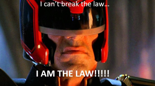 I am dthe law
