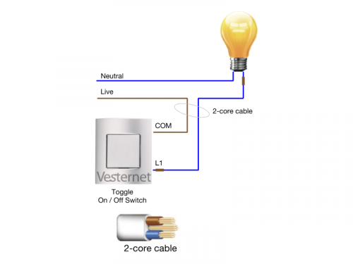 Wirings Standard 2 wire circuit
