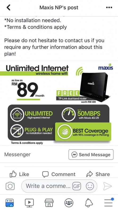 Maxis One Prime