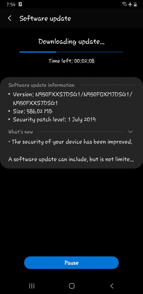 Screenshot 20190718 195410 Software update