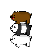 Гифки медведь. Медвежонок gif. Белый Медвежонок gif. Пиксельный медведь.