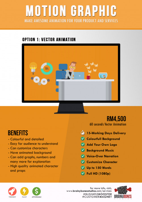 Poster Servicing BBones Vector Animation