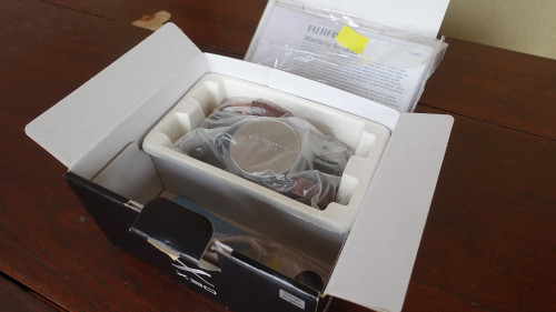 fujifilm x30 inside box