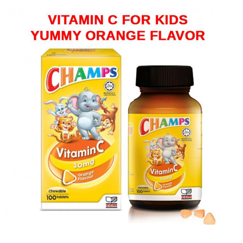 Champs Vitamin C 30mg Orange
