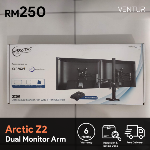 20191005 Arctic Z2 Dual Monitor Arm