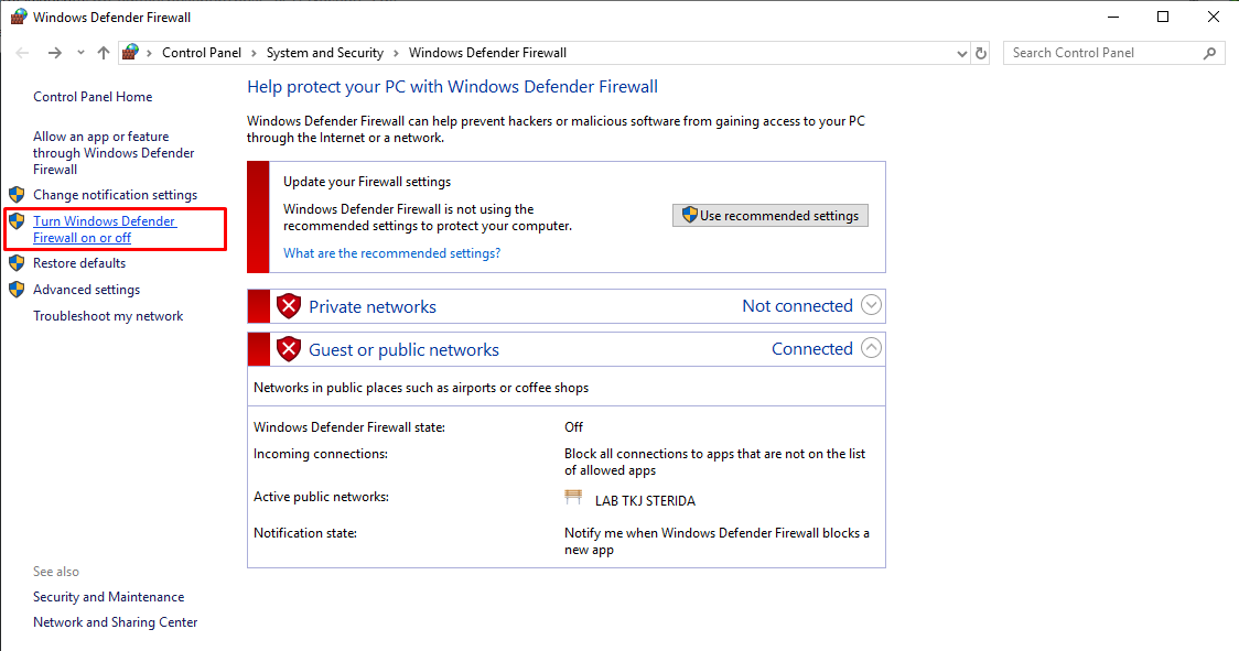virtualbox tidak bisa ping ke windows