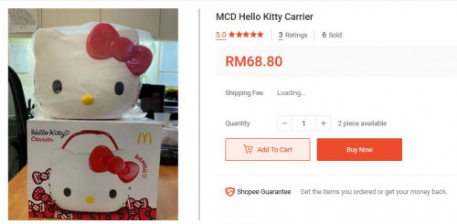 Sampai Ada Nombor Giliran Untuk Beli Hello Kitty