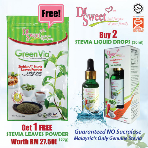 1 x Drops30ml FREE 1 x Greenvia 20191202