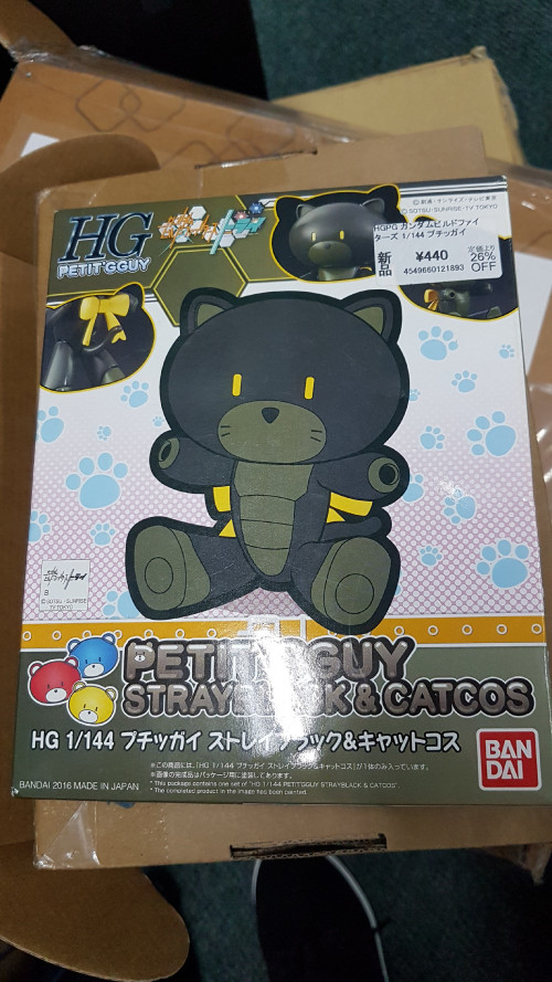 HG Petitgguy strayblack &catcos (assembled) stickers intact