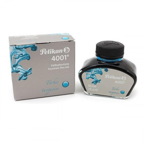 Pelikan 4001 Fountain Pen Ink Bottle Turquoise