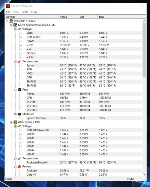 CPU Temp