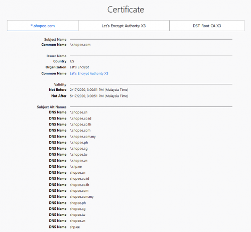 shopee cert