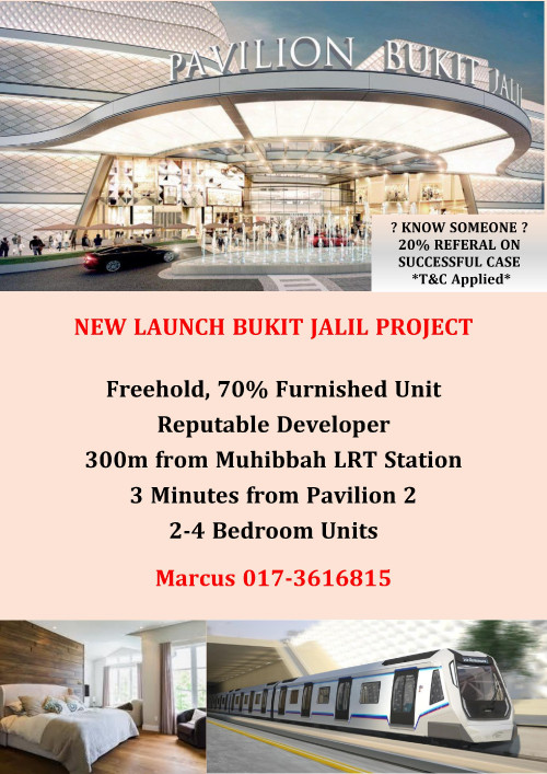 Bkt Jalil Xnx - WTS] NEW LAUNCH BUKIT JALIL FREEHOLD