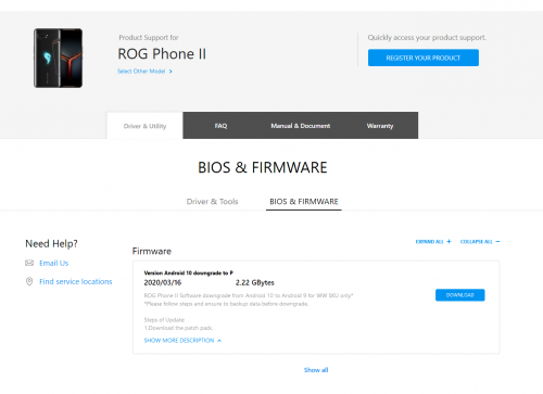 ROG Phone 2 Firmware