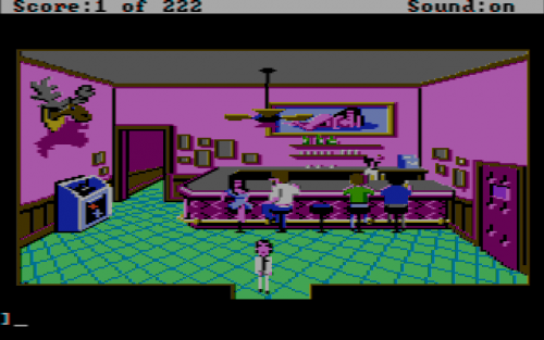 862070 leisure suit larry in the land of the lounge lizards dos screenshot