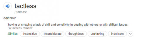 tactless
