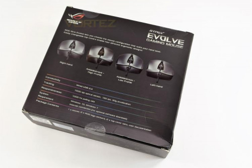 asus rog strix evolve rear of box