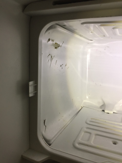 Fridge's freezer wall (internal) cracked...