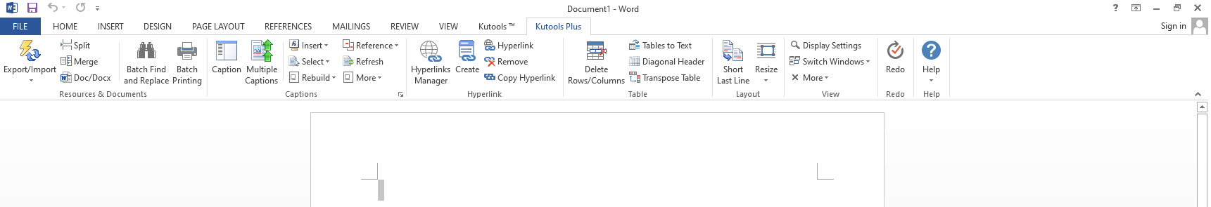 kutools for word