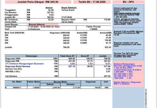 Paste Your Tnb Bill Shock