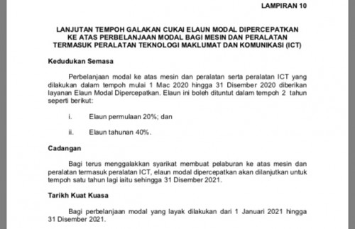 Ref Penjana Initiatives Pa 5 June 2020