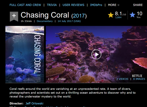 2020 07 07 21 49 30 Chasing Coral (2017) IMDb