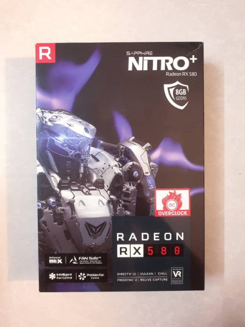 [WTS] SAPPHIRE Nitro+ Radeon Rx580 8GB GDDR5