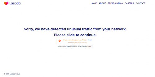lazada error