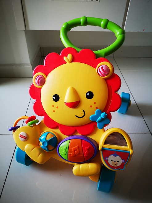 WTS Fisher Price Lion Walker