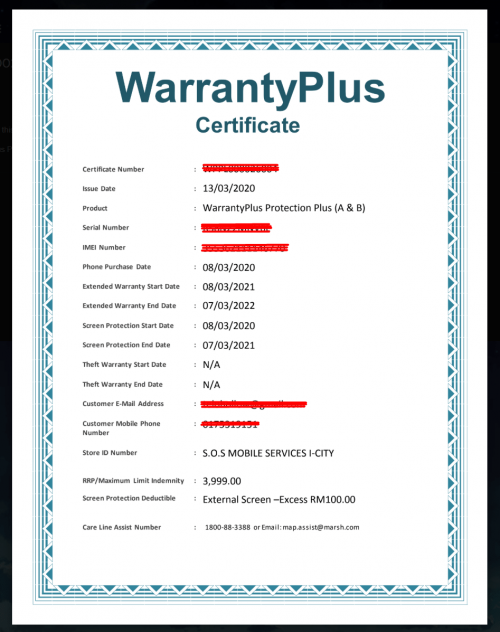 warranty min