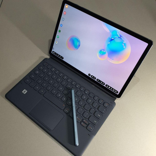 Tablet + Book Cover Keyboard + S Pen