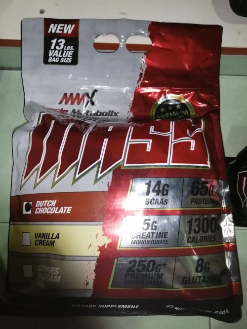 MMX MUSCLE METABOLIX MASS GAINER 13 LBS