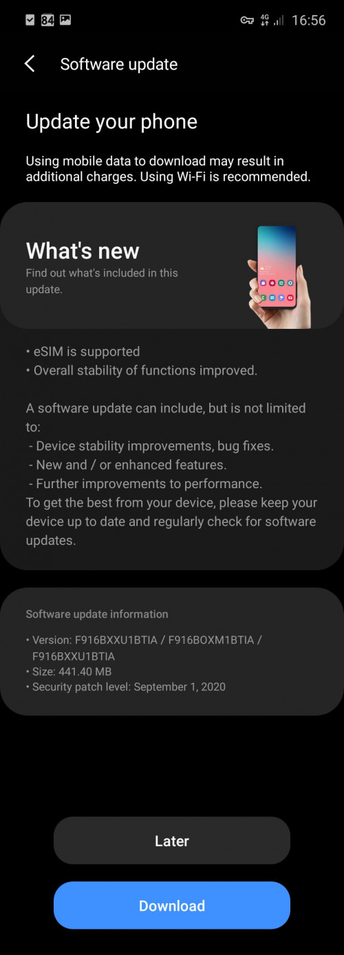 Screenshot 20200928 165600 Software update