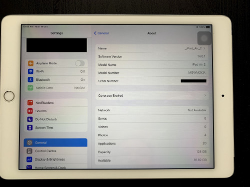 iPad Air 2 Front