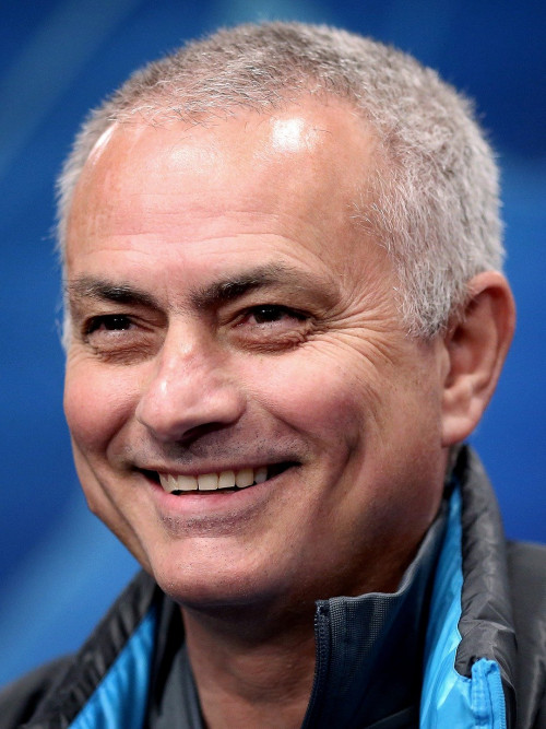Tottenham Hotspur's Portuguese head coach Jose Mourinho smiles during a press conference on the eve 