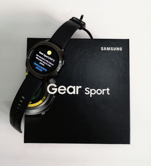 samsung gear sport black screen